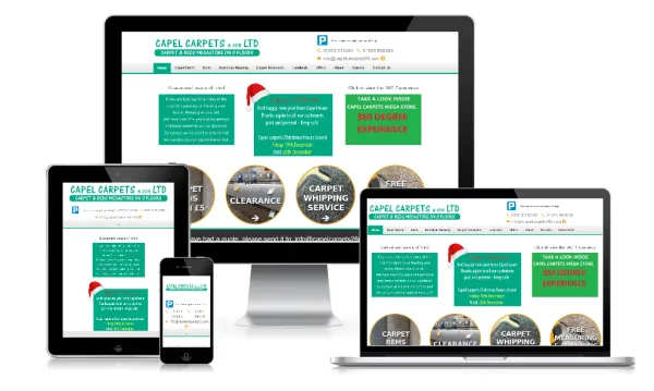 Capel Carpets flooring website