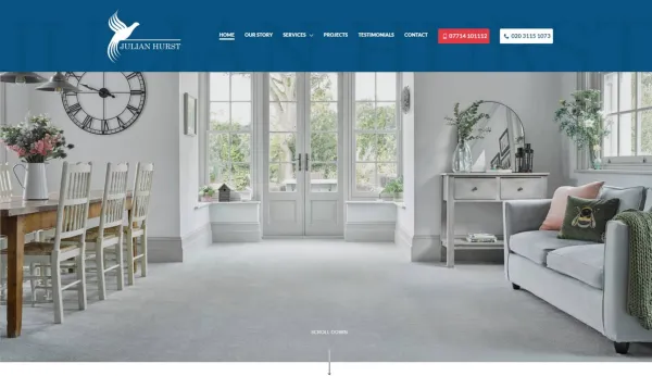 Julian Hurst Interiors website